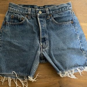 Vintage Orange Tag Levi Shorts (size 24)